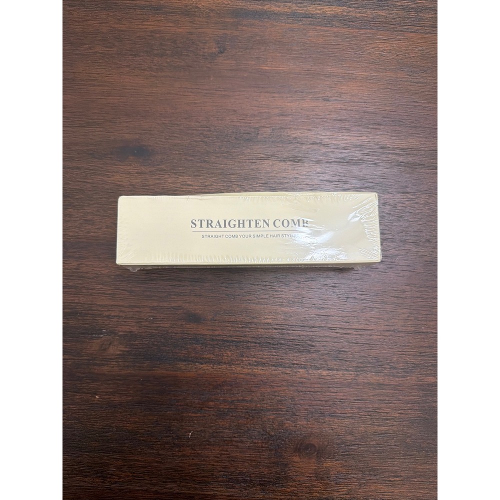 Portable Straight Hair Comb S7 Wireless Ceramic Glaze Travel Stylist Cream